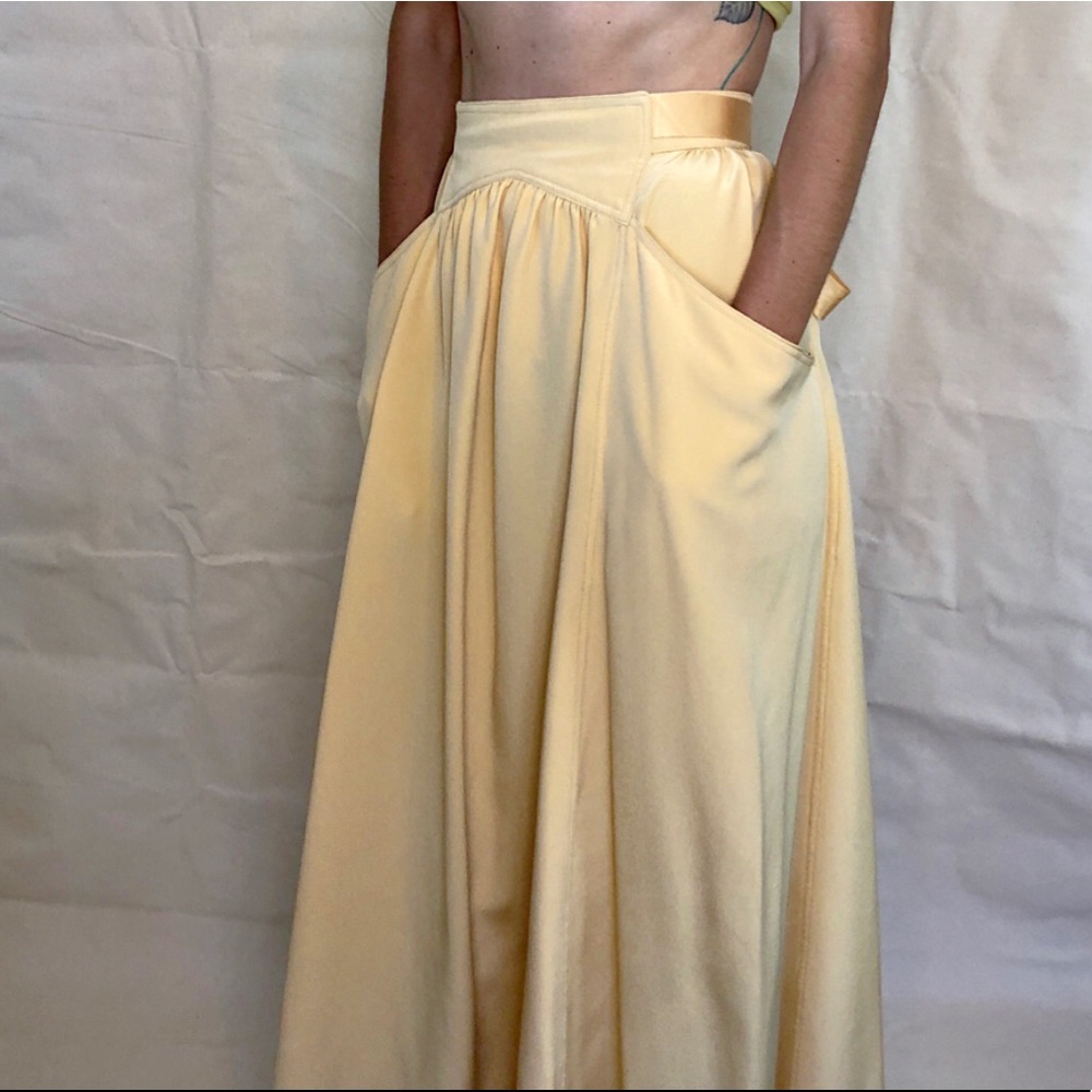 vintage geoffrey beene maxi skirt